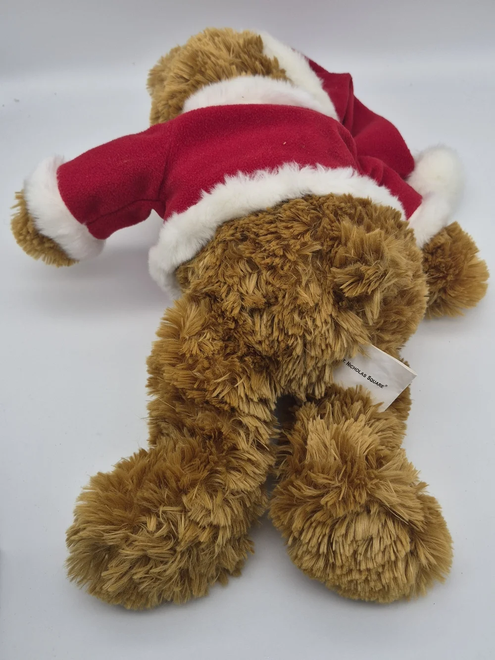 St. Nicholas Square  Plush Teddy Bear with Pom-Pom Details